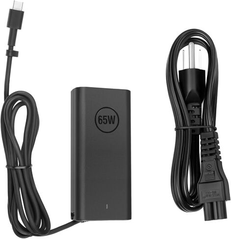 65W USB Type C Charger Compatible with Dell Pro 14 PC14250 16 PC16250 / 14 16 Plus/Max 14 MC14250 16 MC16250/ 13 14 Premium PA13250 PA14250/ Rugged 13 RA13250 14 RB14250 Laptop in Saudi Arabia