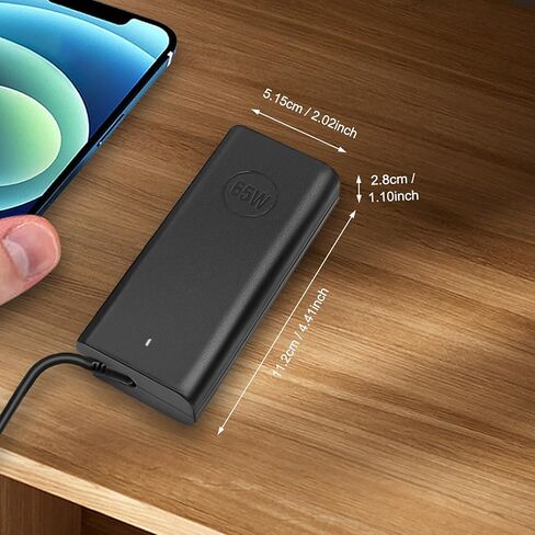 65W USB Type C Charger Compatible with Dell Pro 14 PC14250 16 PC16250 / 14 16 Plus/Max 14 MC14250 16 MC16250/ 13 14 Premium PA13250 PA14250/ Rugged 13 RA13250 14 RB14250 Laptop in Saudi Arabia