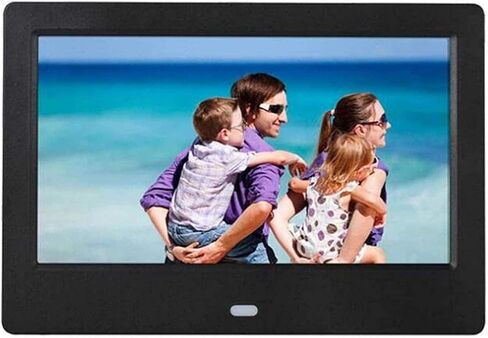 Black 10-inch Digital Photo Frame, High-Definition LED Display, Multi-Functional Electronic Photo Frame, Highly Practical in Saudi Arabia