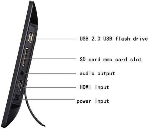 Digital Photo Frame, Digital Picture Frames 11.6 inch Electronic LED Advertising Machine IPS Full Viewing Angle Support HDMI Interface Commercial in Saudi Arabia