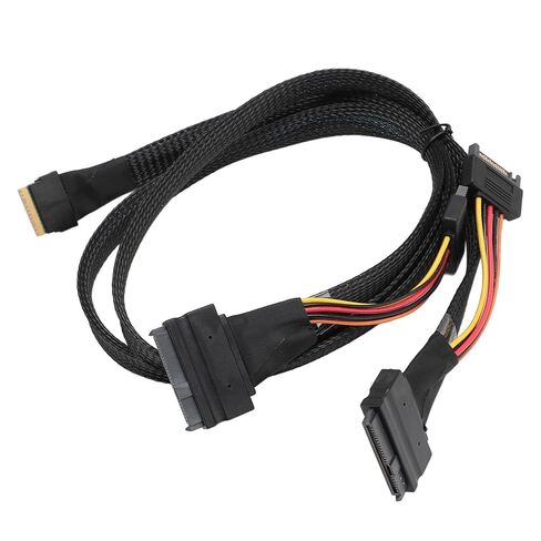 كابل NVMe SSD مقاس 80 سم، معدل نقل بيانات 24 جيجابت في الثانية للوحة SSD الرئيسية، تصميم التوصيل والتشغيل مع مادة آمنة عالية الجودة، مناسب لـ NVME SFF-8654 in Saudi Arabia