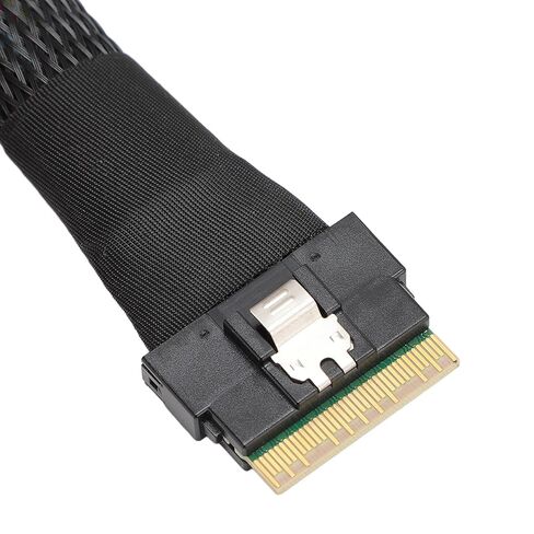 كابل NVMe SSD مقاس 80 سم، معدل نقل بيانات 24 جيجابت في الثانية للوحة SSD الرئيسية، تصميم التوصيل والتشغيل مع مادة آمنة عالية الجودة، مناسب لـ NVME SFF-8654 in Saudi Arabia