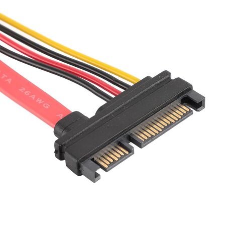كابل تمديد طاقة SATA 15 سنًا، كابل SATA22P ذكر إلى SAS29P أنثى، كابل طاقة القرص الصلب، كابل تمديد إمداد موصل الطاقة SATA، 0.15 متر in Kuwait