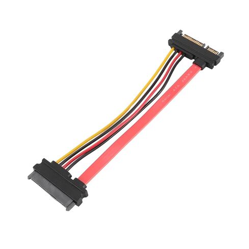 كابل تمديد طاقة SATA 15 سنًا، كابل SATA22P ذكر إلى SAS29P أنثى، كابل طاقة القرص الصلب، كابل تمديد إمداد موصل الطاقة SATA، 0.15 متر in Kuwait