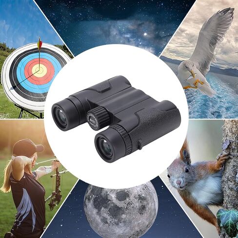 Drfeify 8x21 Folding Pocket Binoculars, Compact and High Powered with Neck Strap for Bird Watching Concerts Hiking Travel in Saudi Arabia