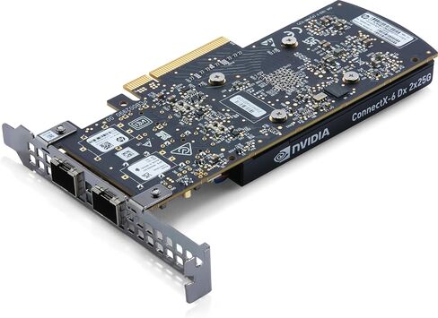 بطاقة HP 25Gigabit Ethernet - 2 منفذ (منافذ) - محورية - ارتفاع قوس منخفض - SFP28 - بطاقة إضافية in Kuwait