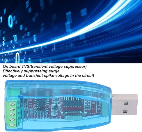 Hyuduo USB to RS485 Adapter USB to RS485 Converter Support 75bps 115200bps Baud Rate with TVS Transient Suppression Protection Serial Adapters in Saudi Arabia