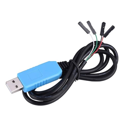 محول وحدة كابل Keenso PL2303TA USB A TTL RS232 لـ XPView/7/8/8.1، حل نقل البيانات عالي الأداء للاختبارات المعملية، قطعتان (قطعة واحدة) in Kuwait