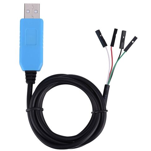 محول وحدة كابل Keenso PL2303TA USB A TTL RS232 لـ XPView/7/8/8.1، حل نقل البيانات عالي الأداء للاختبارات المعملية، قطعتان (قطعة واحدة) in Kuwait