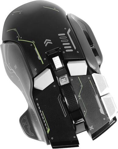 Zunate Gaming Mouse, 11 Buttons RGB Light 1200 1600 2000 2400 4000 DPI with Silent Design for 7 8 10, OS X in Saudi Arabia