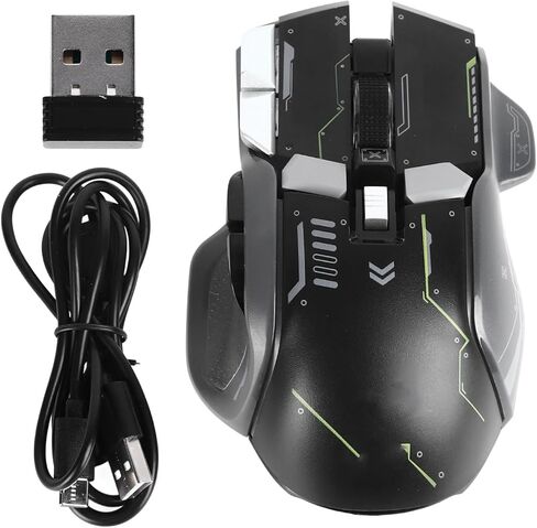 Zunate Gaming Mouse, 11 Buttons RGB Light 1200 1600 2000 2400 4000 DPI with Silent Design for 7 8 10, OS X in Saudi Arabia