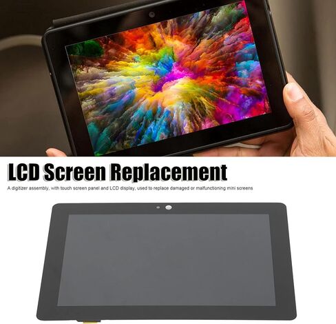 مجموعة محول رقمي لشاشة LCD تعمل باللمس، قطعة إصلاح الكمبيوتر اللوحي HDX7، شاشة لمس حساسة مع شاشة واضحة، متوافقة مع in Kuwait
