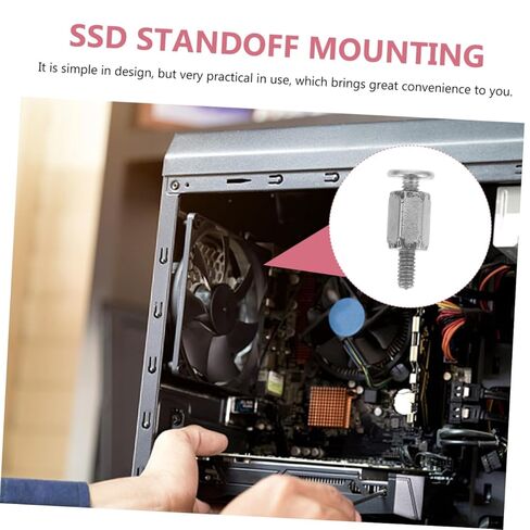 VANZACK 20pcs M.2 Motherboard Hex Head Mounting Screws for SSD Standoff Mounting, Computer Accessory Kit for Nvme SSD Installation in Desktops and Laptops in Kuwait