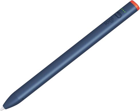 قلم Logitech Crayon الرقمي لجهاز iPad (طرازات iPad المزودة بمنافذ USB-C) يتميز بتقنية Apple Pencil، وتصميم مضاد للدوران، وطرف ذكي ديناميكي (متجدد) in Kuwait