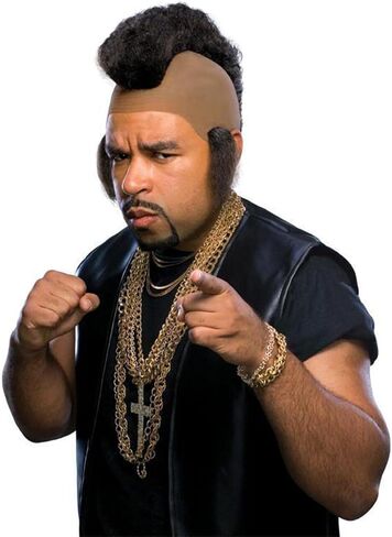 Rubie's Costume I Pity the Fool Mohawk and Sideburns Wig in Saudi Arabia