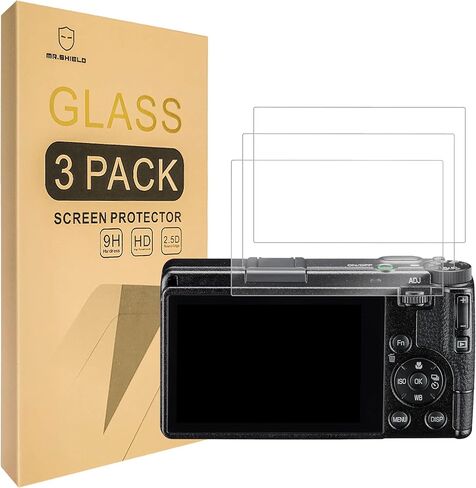 واقي شاشة Mr.Shield [3-Pack] لجهاز Ricoh GR IV GRIV GR 4 GR4 [زجاج مقسى] [زجاج ياباني بصلابة 9H] واقي شاشة in Saudi Arabia
