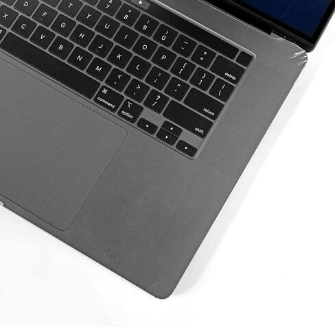 غطاء لوحة المفاتيح/غطاء التحكم لجهاز Apple MacBook Pro 16 بوصة (موديل 2020) [عبوة من قطعتين] - تغطية كاملة تحمي عناصر التحكم باللمس ومعرف اللمس المقاوم للماء وسهل التنظيف in Kuwait