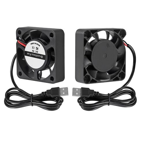 2 قطعة مروحة 40 مم 1.57 بوصة مبرد كروي مزدوج USB DC 5V تبريد بدون فرش 40x40x10 مم مروحة تبريد 4010 مروحة محورية للطابعة ثلاثية الأبعاد، مروحة غرفة التبريد، مروحة تبريد صناعة الكمبيوتر الشخصي in Kuwait