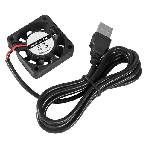 2 قطعة مروحة 40 مم 1.57 بوصة مبرد كروي مزدوج USB DC 5V تبريد بدون فرش 40x40x10 مم مروحة تبريد 4010 مروحة محورية للطابعة ثلاثية الأبعاد، مروحة غرفة التبريد، مروحة تبريد صناعة الكمبيوتر الشخصي in Kuwait