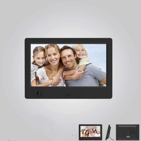 Digital Picture Frame 7 Inch Hd Narrow Side Photo Frame Human Body Induction Electronic Full View Photo Frame in Saudi Arabia