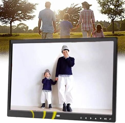 17-inch Digital Photo Frame, IPS Touch Screen with Photo/Music/Video Player, Automatically Adjusts Display Direction in Saudi Arabia