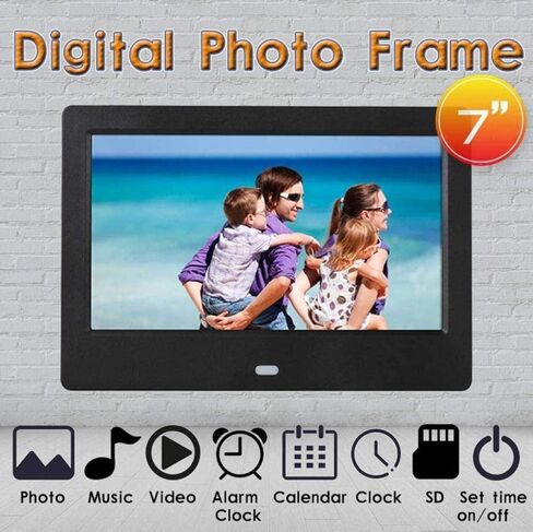 Hd Led Digital Picture Frame Digital Photo Frame, 1080P Multi Function Electronic Photo Frame in Saudi Arabia