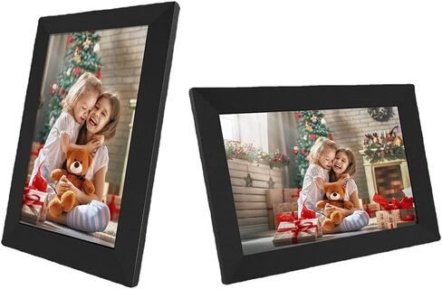 10.1 Inch Smart Digital Picture Frame, with LCD Touch Screen,Motion Detection, Share Moments Via Email, App, Support Tf Card, Video and Music,800X1280 Resolution in Saudi Arabia