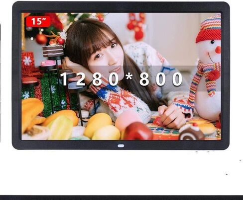 Digital Picture Frame Multi Function Digital Photo Frame, 15 Inch Led Widescreen Hd Electronic Photo Frame in Saudi Arabia