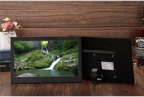 Digital Picture Frames Desktop, Digital Photo Frame HD LED Electronic Supports Video Music Calendar Clock, USB and SD Card Slot, Supports Multiple formats in Saudi Arabia