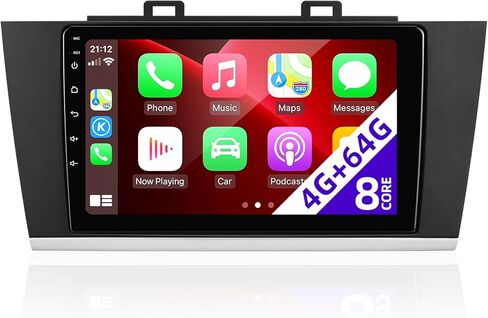 Car Radio Upgrade Compatible with Wireless Carplay Android Auto for Subaru Outback Legacy 2015-2019 8 Core 4+64GB Touch Screen Stereo Bluetooth GPS WiFi AM/FM Backup Camera Navigation Head Unit in Saudi Arabia
