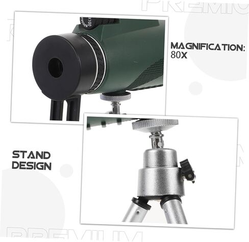 NUOBESTY Handheld Monocular Telescope for Adults Portable Lightweight Design for Bird Watching Camping Hiking Outdoor Scenery for Nature Enthusiasts in Saudi Arabia