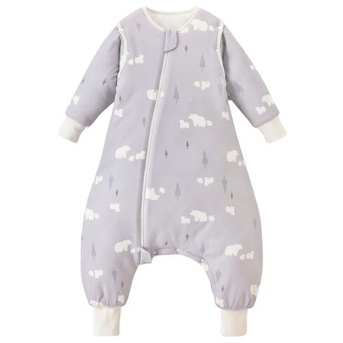 Super Soft 1.5 TOG Sleep Sack with Legs, 100% Organic Cotton Warm Comfy All Season Toddler Sleep Sack with Feet, Ocean, Size M in Saudi Arabia