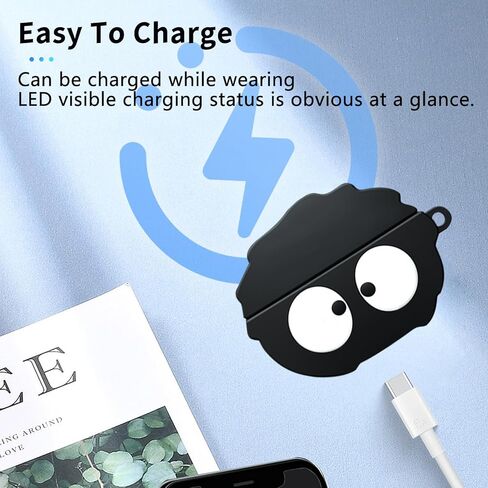 غطاء حافظة Anker Soundcore AeroClip، غطاء حماية لسماعة الأذن NOUKAJU (مع حلقة تسلق + حبل قصير + قلم تنظيف) مقاوم للسقوط، مقاوم للخدش، مقاوم للصدمات، حافظة لـ Soundcore AeroClip (قوالب الفحم) in Saudi Arabia