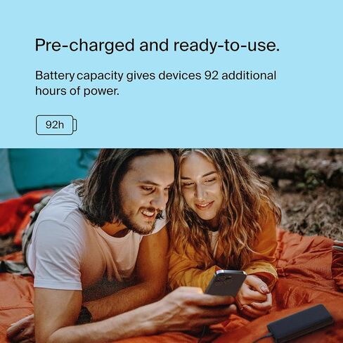 شاحن محمول من بيلكين، باور بانك بثلاثة منافذ - 12 بوصة. كابل USB-C إلى USB-C متضمن - 20000 مللي أمبير في الساعة مع PD 20 وات لهاتف iPhone 17 وAir وPro وPro Max وAirPods وNintendo Switch 2 والمزيد - Travel Essentials أسود in Saudi Arabia