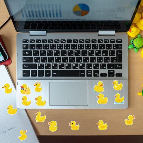 1000 Pcs Yellow Duck Stickers, Cute Duck Stickers, Summer Decal for for Water Bottles Teen Laptop Luggage Phone Skateboard Refrigerators Guitar in Kuwait