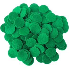 Playfully Ever After Green Craft Felt Circles (2 Inch - 44pc)