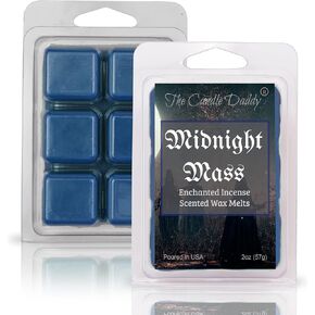 The Candle Daddy Midnight Mass - Enchanted Incense Scented Wax Melt - 1 Pack - 2 Ounces - 6 Cubes