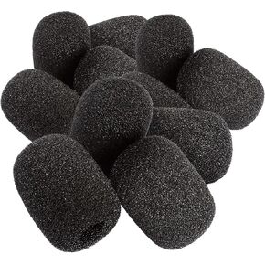 10Pcs Black Parrott B350 Foam Replacement for BlueParrott B450 B550 C400 S450 B250 B350 Headset Windscreen Mic Cover,Windscreens and Pop Filters,Accessories