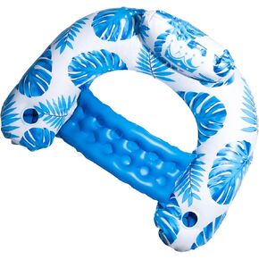 Inflatable Pool Pontoon Adults, Water Hammock Pool Hammock Floaters, Swimming Pool Float Adults, Chairs and Loungers in The Pool Party Summer Water Fun