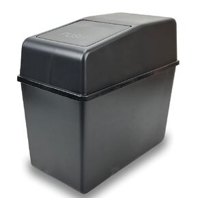 GUQIANLU Portable Car Trash Can with Lid - Multi-Functional Waterproof Debris Box for Cars, Home, and Office - 8.2" x 7.8" x 3.9" - Odorless and Convenient Waste Storage Solution