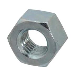 Small Parts FSC8HNSZ Low-Strength Steel Hex Nut, Zinc Plated, 8"-32" Thread Size (Pack of 100)