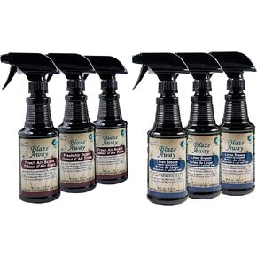 Blaze Away Commercial Air Freshener/Odor Eliminator & Smoke Neutralizer Spray - Professional Odor Removal - Cleans Strong Odors on a Molecular Level - 16 oz. Big Blaster Sprayer- Pack of 6 in Saudi Arabia