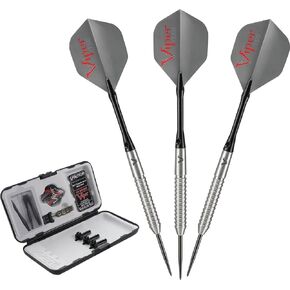 Viper V-Factor 90% Tungsten Steel Tip Darts with Storage/Travel Case