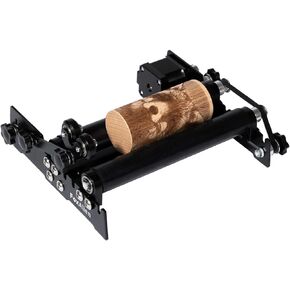 FoxAlien R42 Y-axis Rotary Roller Engraving Module for Cylindrical Objects Curved Surface Compatible with FoxAlien Masuter Pro, Masuter 4040 CNC Engraver Machines
