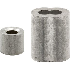 Prime-Line GD 12152 5/32 In. Aluminum Ferrules and Stops (2 pack)