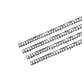 MECCANIXITY Fully Threaded Rod M5 x 300mm 0.8mm Thread Pitch 304 Stainless Steel Right Hand Threaded Rods Bar Studs 8 Pack