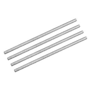 MECCANIXITY Fully Threaded Rod M5 x 300mm 0.8mm Thread Pitch 304 Stainless Steel Right Hand Threaded Rods Bar Studs 8 Pack