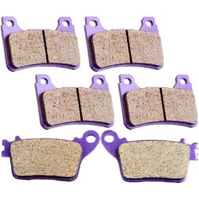 SCITOO Carbon Fiber Brake Pads Fit for 06 07 08 09 10 11 for Honda CBR1000RR, 07 08 09 10 11 for Honda CBR600RR