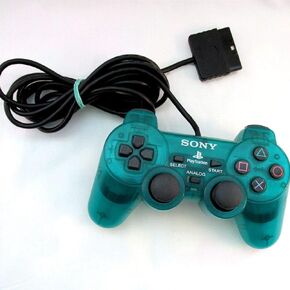 PS2 DualShock 2 Controller - Emerald (Renewed)