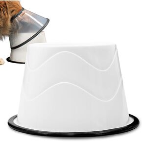 CAM Pets - Small Size Pair Raised Dog Bowl for Dogs and Cats - Elevated Dog Bowls - No Slip Base Feeding Bowls for Dogs Food Bowls Wearing Cone - Elevated Dog Bowls for Large Dog - Bowl Stand